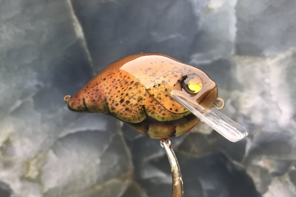 Custom Airbrushed S-CRANK 1.5 Squarebill Crankbait 2040 - Image 2