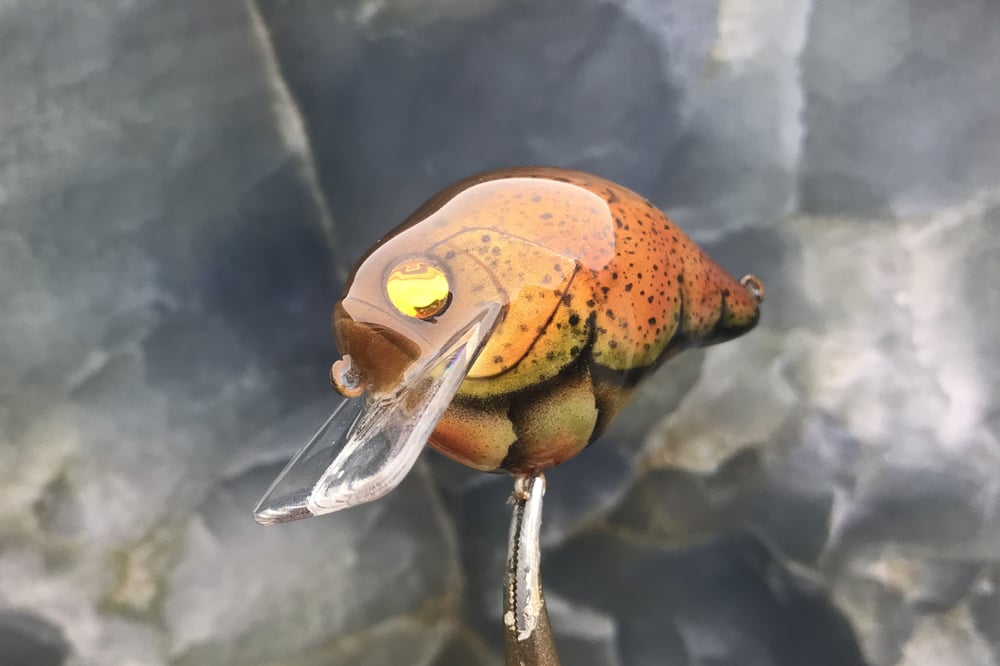 Custom Airbrushed S-CRANK 1.5 Squarebill Crankbait 2040 - Image 3