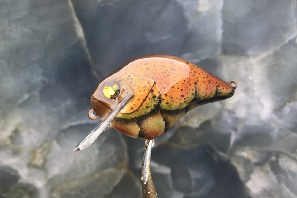 Custom Airbrushed S-CRANK 1.5 Squarebill Crankbait 2040
