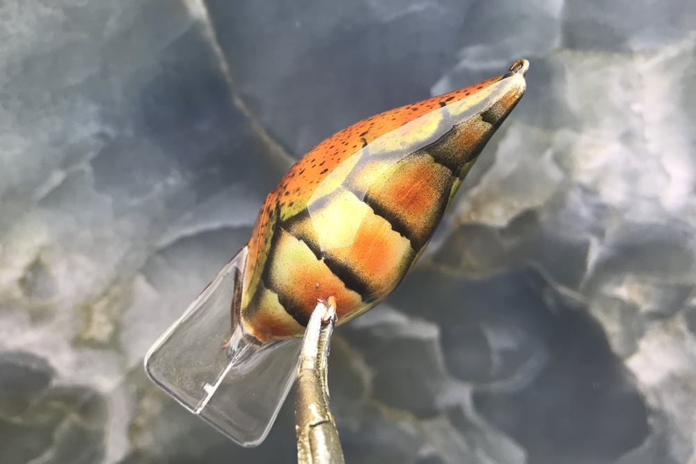 Custom Airbrushed S-CRANK 1.5 Squarebill Crankbait 2040 - Image 4