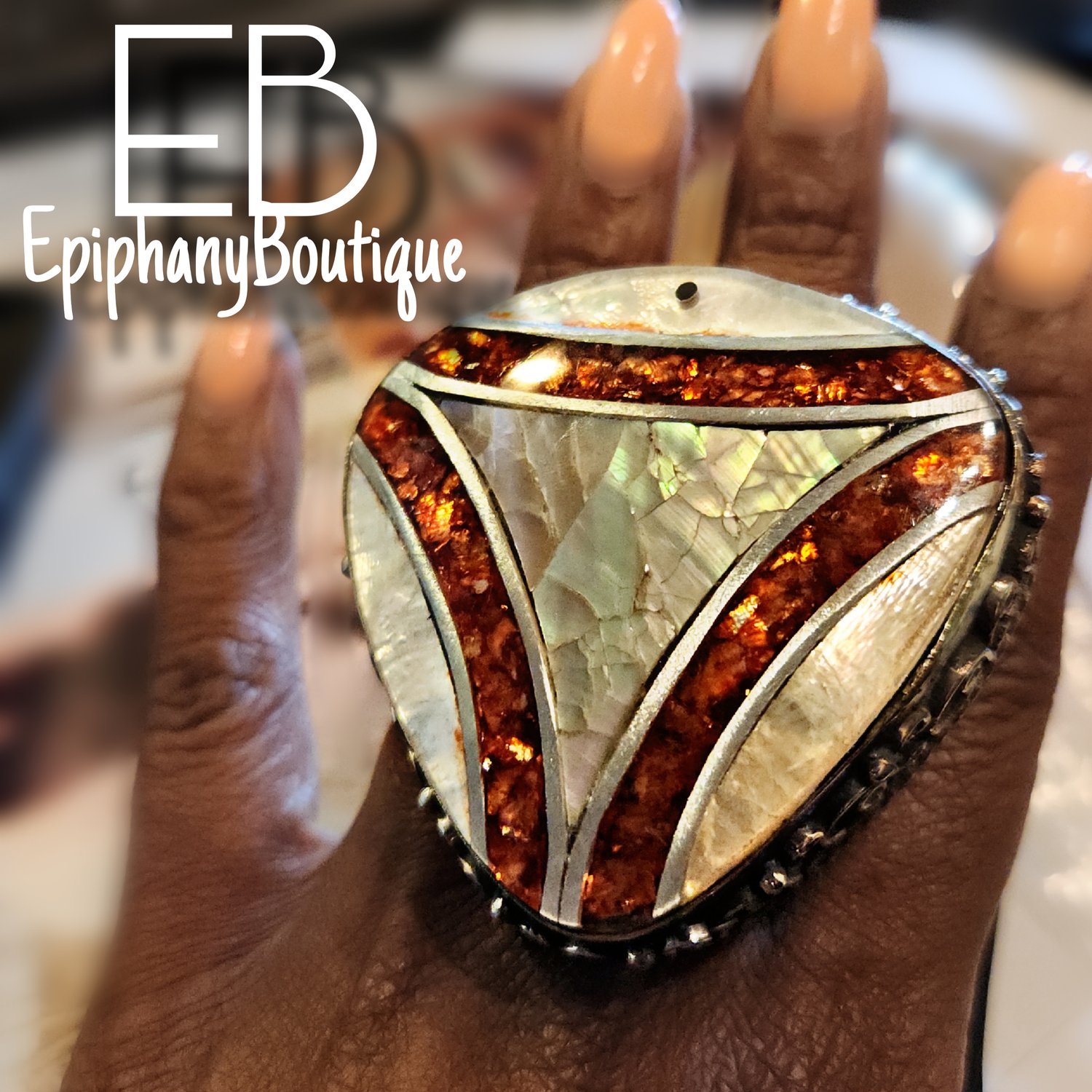 Image of EB Goddess Rings: Coconut Shell