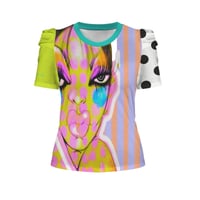 Image 1 of Hello Gorgeous Puff Sleeve T Shirt