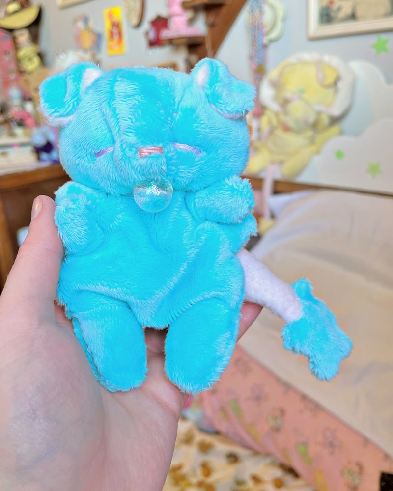 Image of Hugg-A-Me Babey! Bright blue