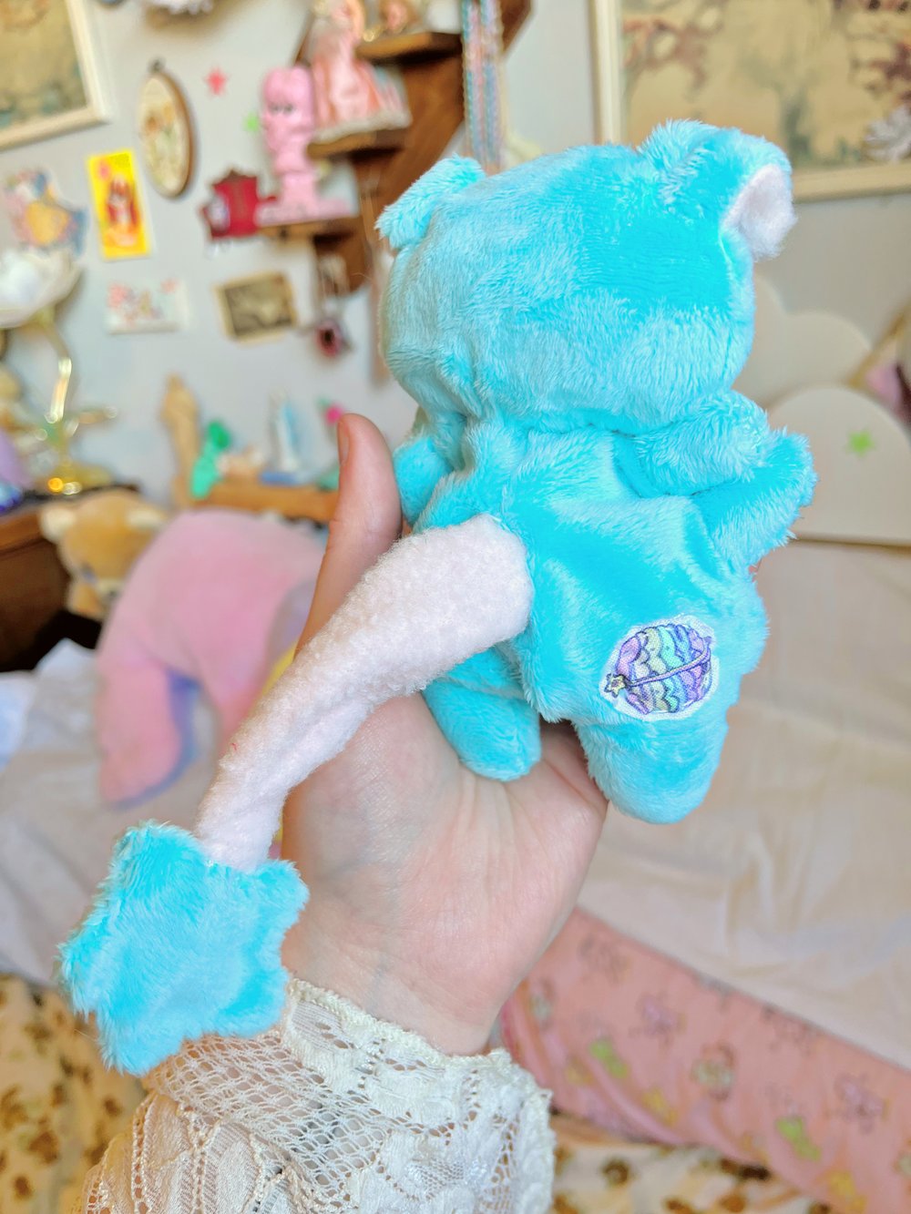 Image of Hugg-A-Me Babey! Bright blue