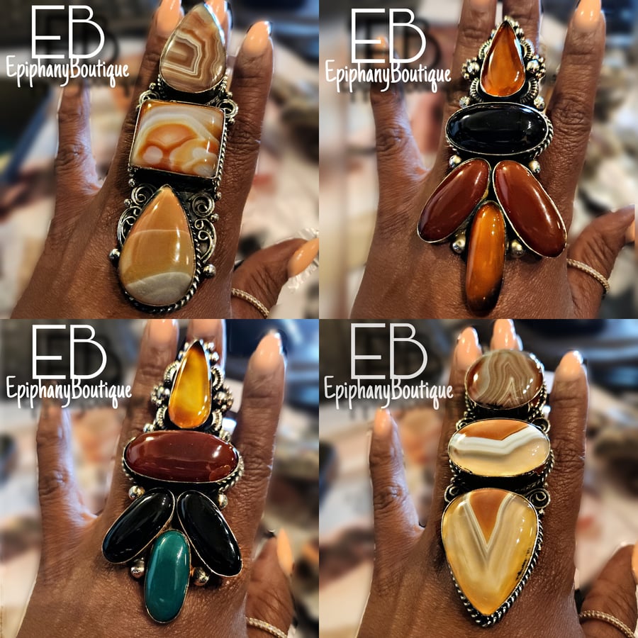 Image of EB Goddess Rings: Vertical Queens