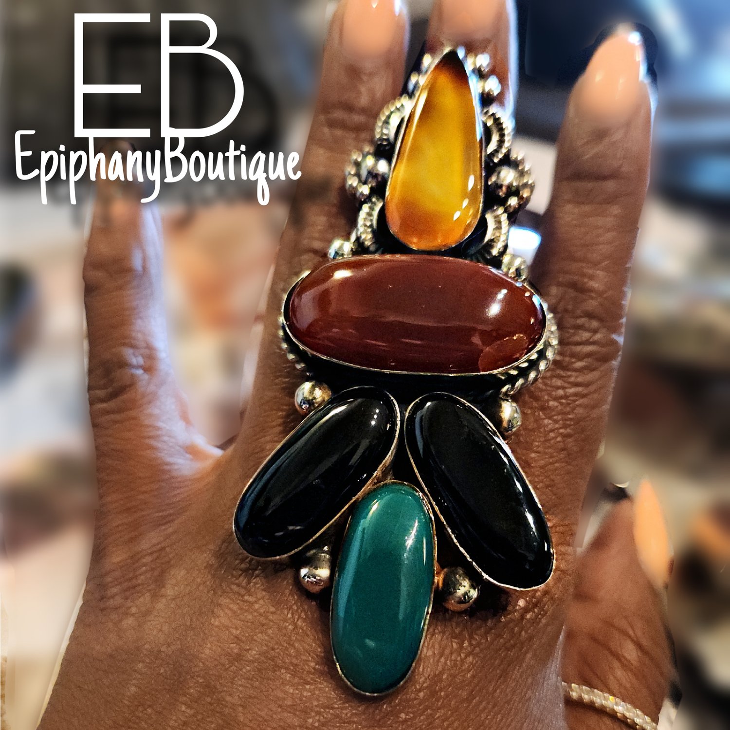 Image of EB Goddess Rings: Vertical Queens