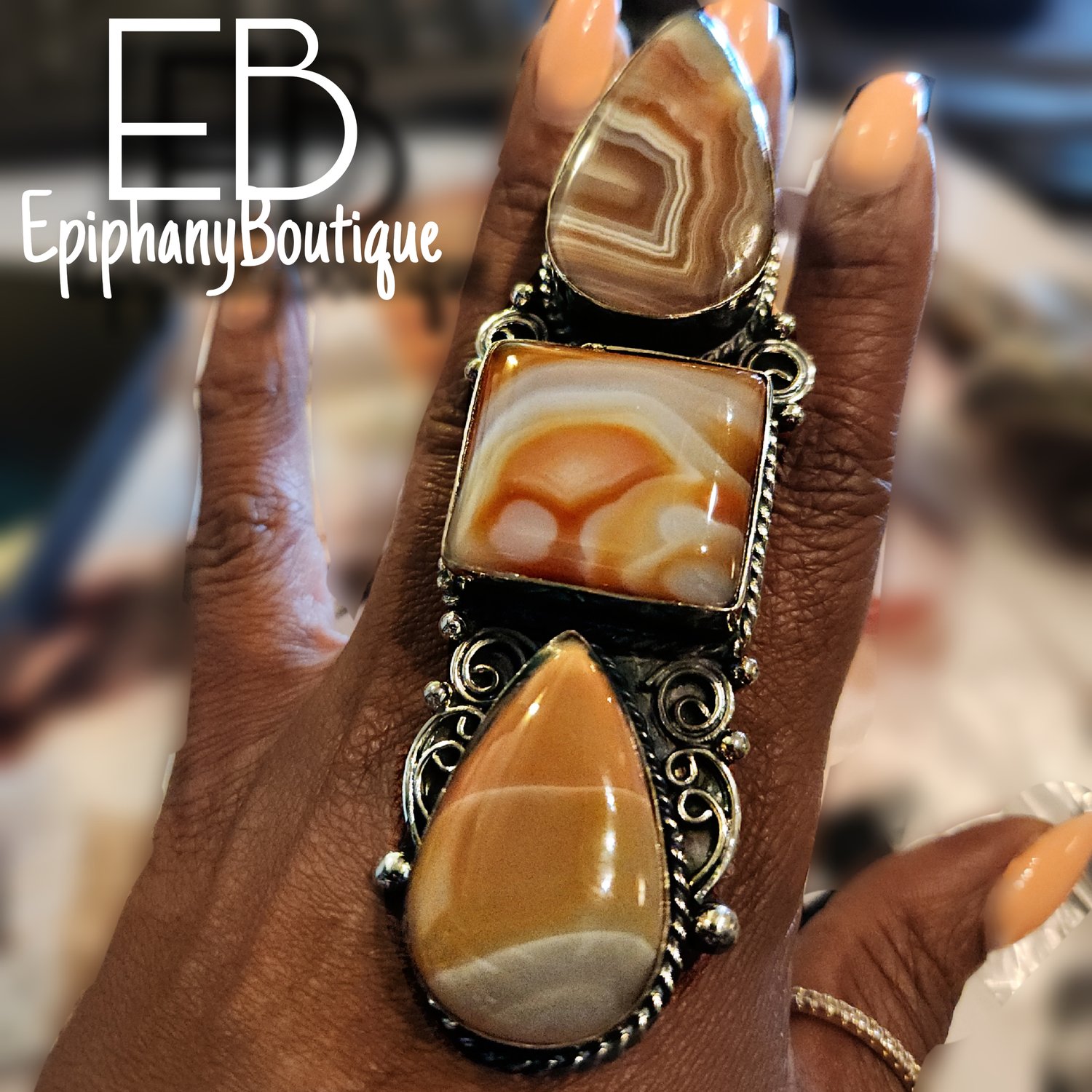 Image of EB Goddess Rings: Vertical Queens