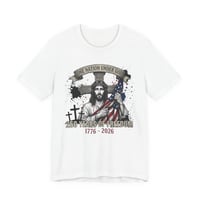 Image 1 of Patriotic 'One Nation Under God' Tee — 250 Years of Freedom 1776-2026