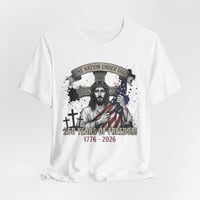Image 3 of Patriotic 'One Nation Under God' Tee — 250 Years of Freedom 1776-2026