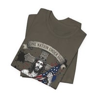 Image 6 of Patriotic 'One Nation Under God' Tee — 250 Years of Freedom 1776-2026