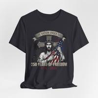 Image 9 of Patriotic 'One Nation Under God' Tee — 250 Years of Freedom 1776-2026