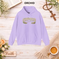 Image 4 of Purpose Driven Hoodie - "Purposed to Greatness" Floral Retro Graphic Sweatshirt