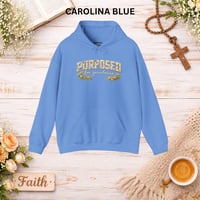 Image 5 of Purpose Driven Hoodie - "Purposed to Greatness" Floral Retro Graphic Sweatshirt