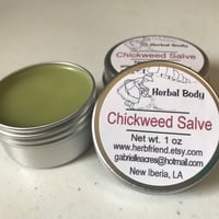 Image 1 of Chickweed Salve, 1 oz Tin, Organic Ingredients