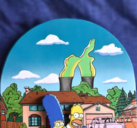 Image 7 of The Simpsons TV Series Hand Crafted 3D Wooden Diorama Wall Décor