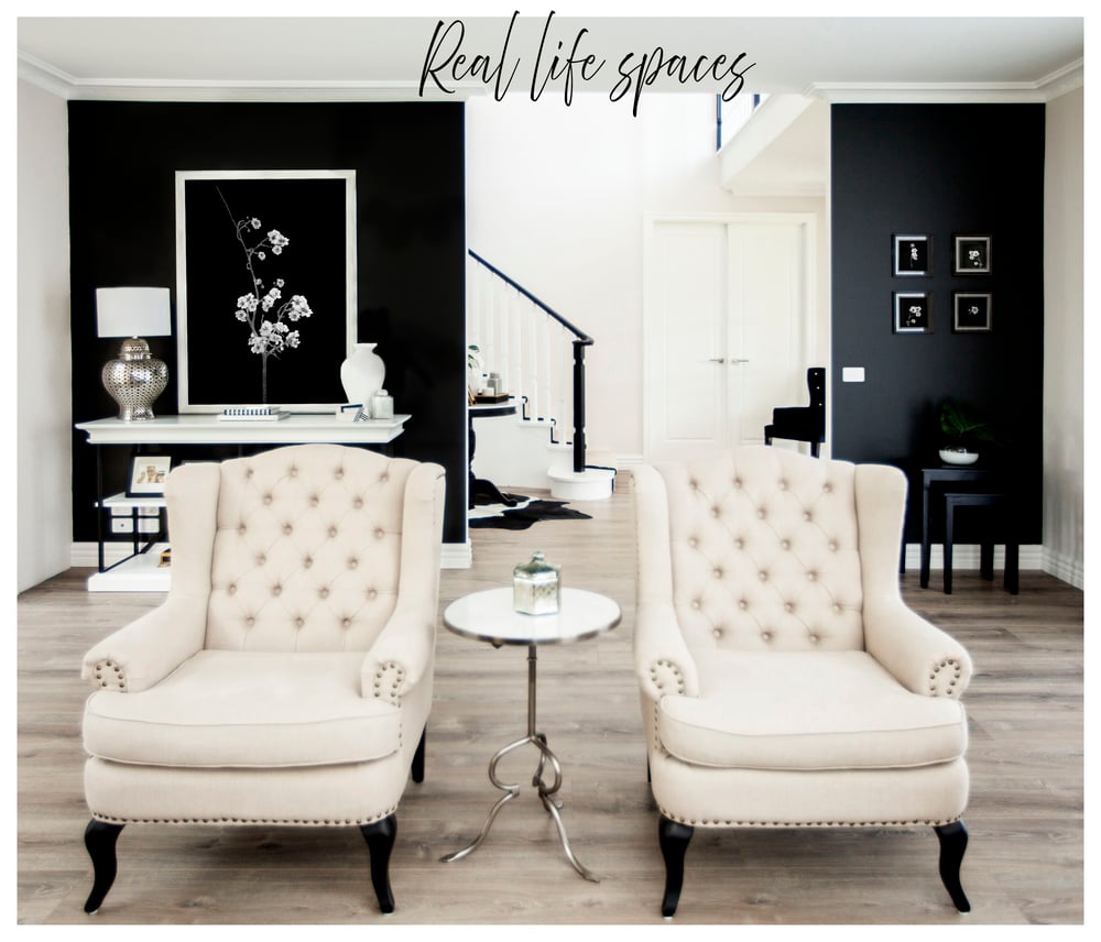 Image of Balck and White Cherry Blossom