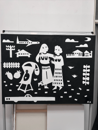 Image 2 of 'Girlfriends' - 123cm W × 92cm H 