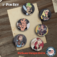 Image 1 of Tattooed Princess pins