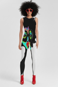 Image 1 of AFRO HIPPIE SLEEVELESS CATSUIT
