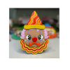 Balloon Eyes Clowncito Wood Piece 5" inches 
