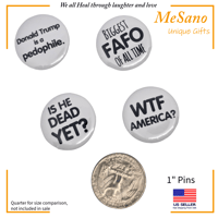 Image 2 of Anti-Trump Sayings Pins