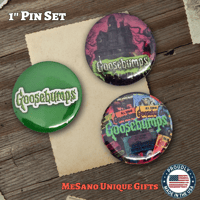 Image 1 of Goosebumps 1inch pins