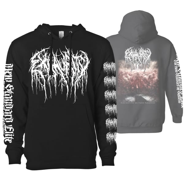 Image of EXHAURITY "ELUCIDATIONS ON FLESH PARADOXES" HOODIE