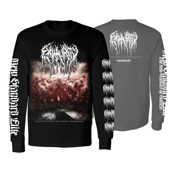 Image of EXHAURITY "ELUCIDATIONS ON FLESH PARADOXES" LONG SLEEVE