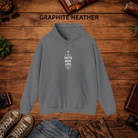 Image 9 of Faith Hope Love Hoodie — Christian Inspirational Pullover