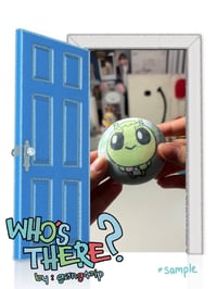 Image 2 of [PREORDER] who’s there? plush pins by g0ng4zip