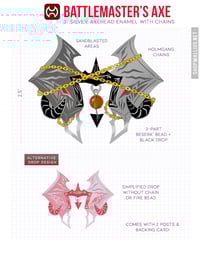 Image 2 of ffxiv warrior enamel pin