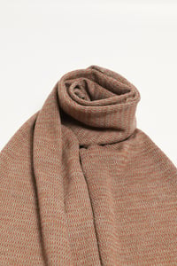 Image 4 of baby alpaca extra fine scarf - dusty pink