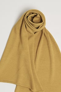 Image 1 of baby alpaca fine scarf - honey