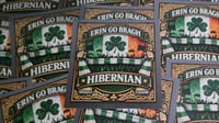 Image 1 of Pack of 25 7x7cm Hibs, Hibernian Erin Go Bragh Football/Ultras Stickers.