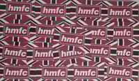 Image 2 of Pack of 25 10x6cm Hearts, Heart of Midlothian HMFC Football/Ultras Stickers.
