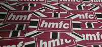 Image 1 of Pack of 25 10x6cm Hearts, Heart of Midlothian HMFC Football/Ultras Stickers.