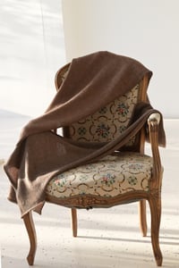 Image 1 of baby alpaca extra fine scarf - clay red