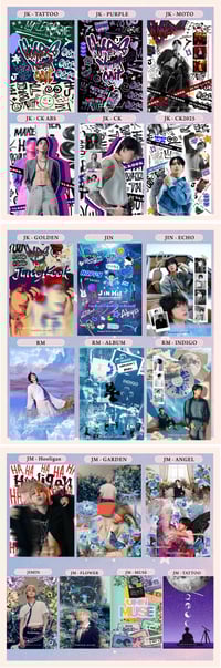 Image 4 of BTS PU card holder - Preorder