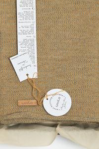 Image 5 of baby alpaca fine scarf - sand