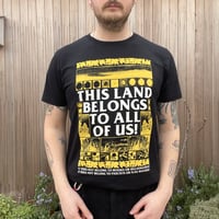 Image 1 of THIS LAND BELONGS TO ALL OF US T-SHIRT