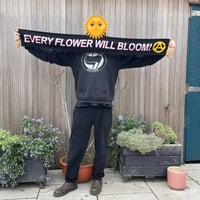 Image 1 of EVERY FLOWER WILL BLOOM, EVERY FASCIST WILL DIE FOOTY SCARF!