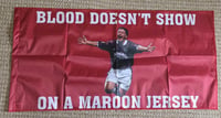 **HALF PRICE**Hearts Blood doesn't show Football/Ultras 1x0.5m Flag.