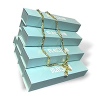 ML "14K GF" MILANO CHAIN & CROSS PENDANT