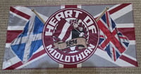 **HALF PRICE**Hearts Heart of Midlothian British Football/Ultras 1x0.5m Flag.