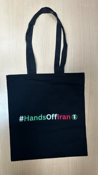 Hands off Iran - Black Tote
