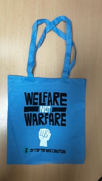 Welfare not Warfare Tote Bag