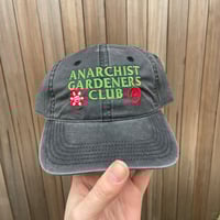 Image 1 of ANARCHIST GARDENERS CLUB HAT - GREY/BLACK