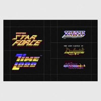 Image 2 of [MASALA NOIR®] VIDEO GAMES LOGOS (1980–2010)