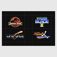 Image 6 of [MASALA NOIR®] VIDEO GAMES LOGOS (1980–2010)