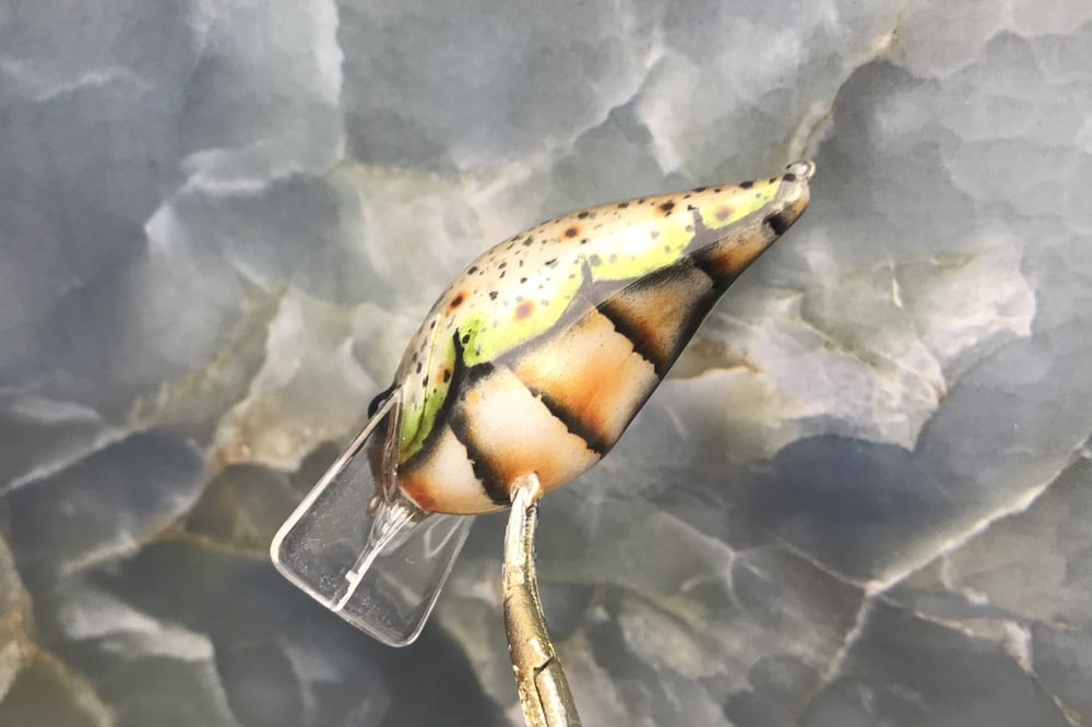 Custom Airbrushed S-CRANK 1.5 Squarebill Crankbait 9614 - Image 5